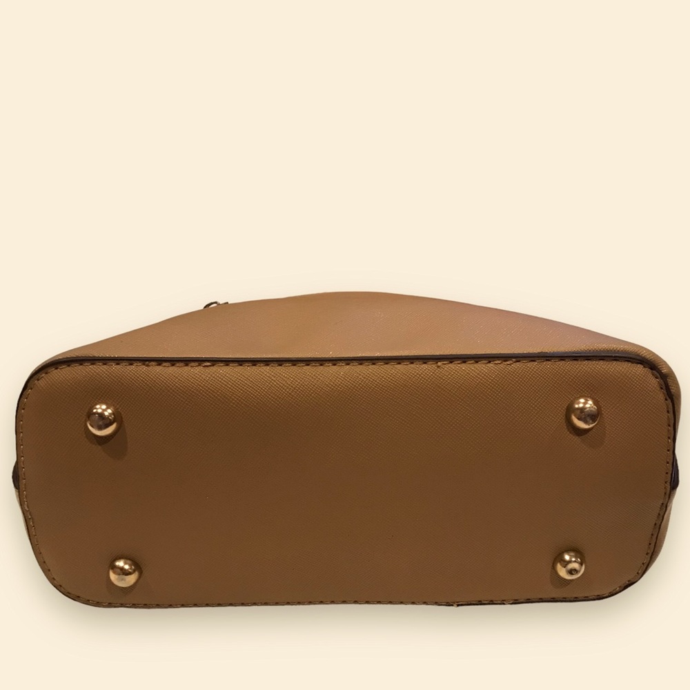 kate spade ♠️ Tan Coated Canvas Oversized Clutch / Wristlet (read description) - Picture 5 of 8